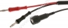 7060-MI-50-100-SW Kabel koncentryczny 1,0m, wtyk BNC+2x wtyk prosty 4mm, czarny, ELECTRO-PJP, 7060MI50100SW
